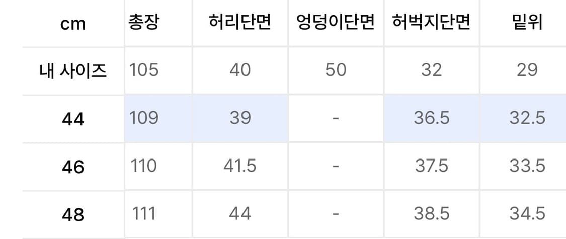 엘무드 / 써프 와이드팬츠 /다크블루 / 46 상품이미지2