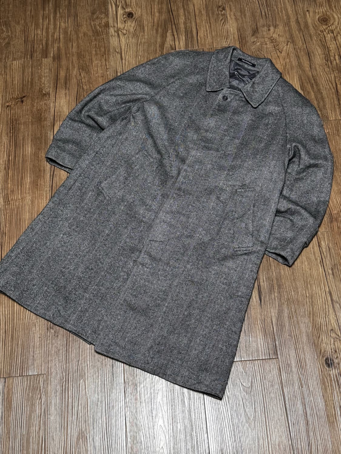 HILAND 일본 캐시미어 헤링본 코트 상품이미지1