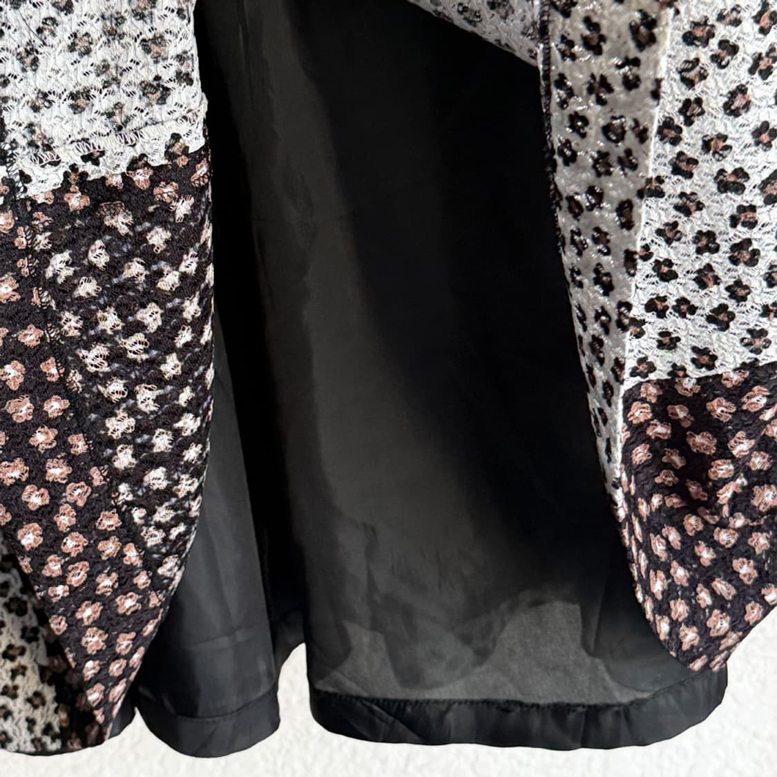 포크로즈 패치워크 스커트 상품이미지4