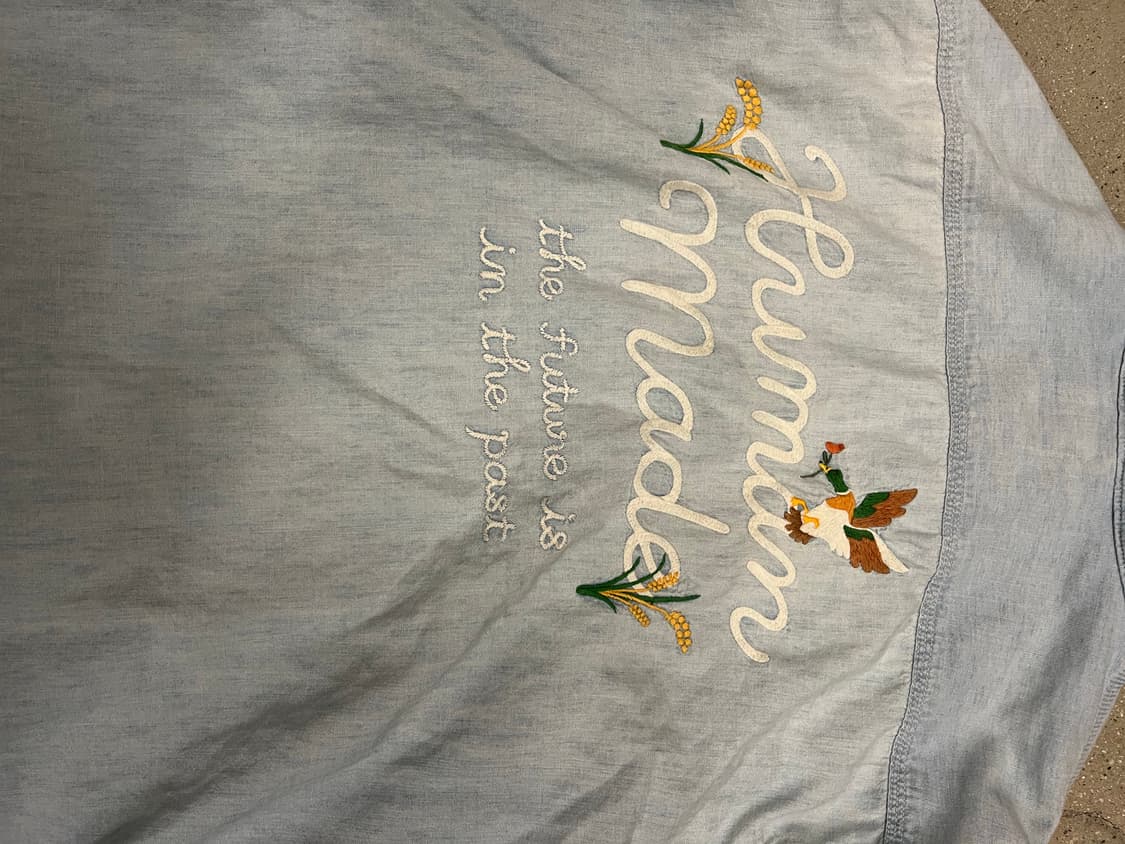 휴먼메이드 샴브레이 셔츠 xxl팝니다 상품이미지3