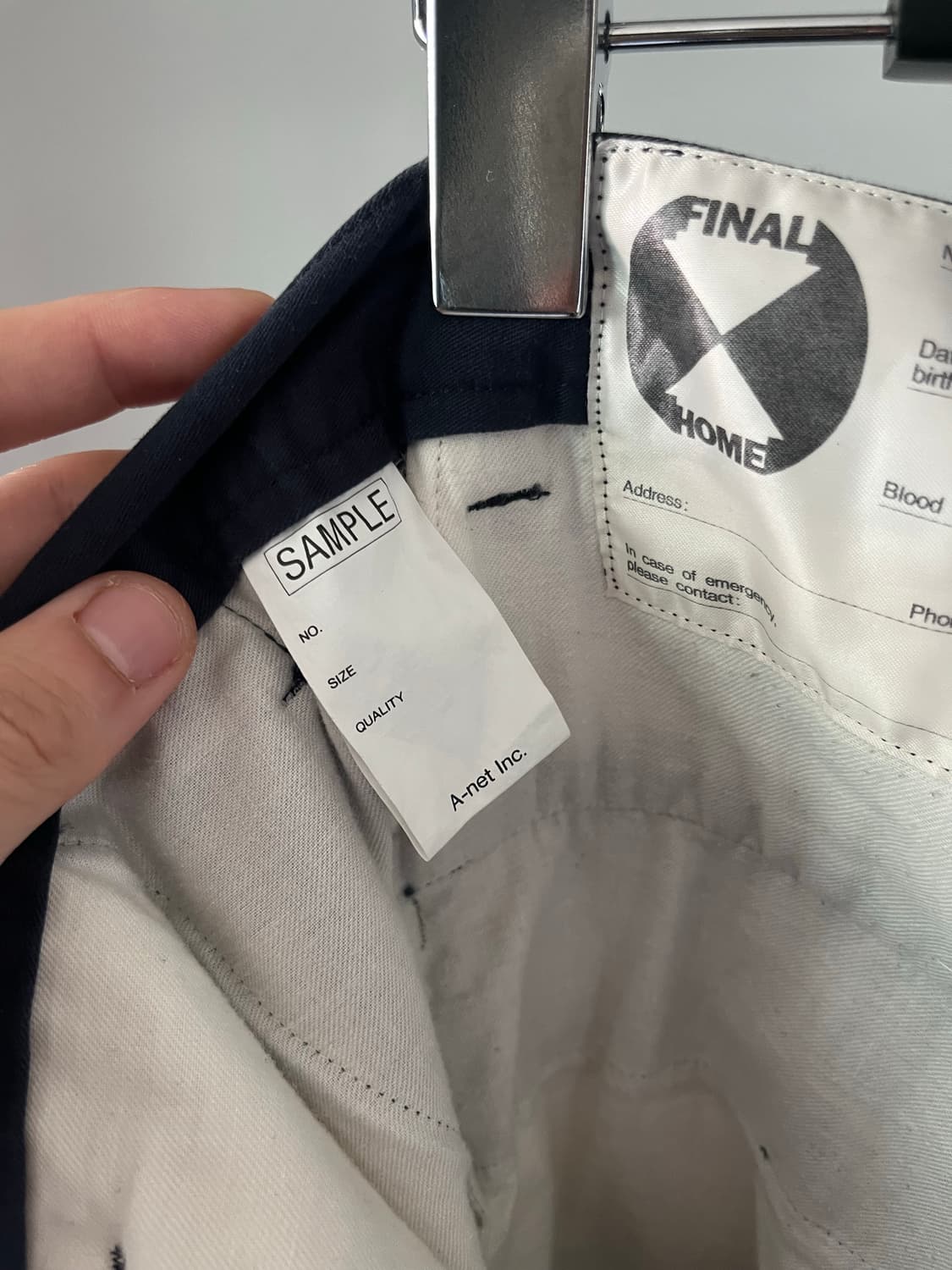 FINAL HOME VELCRO POCKET PANTS 상품이미지9