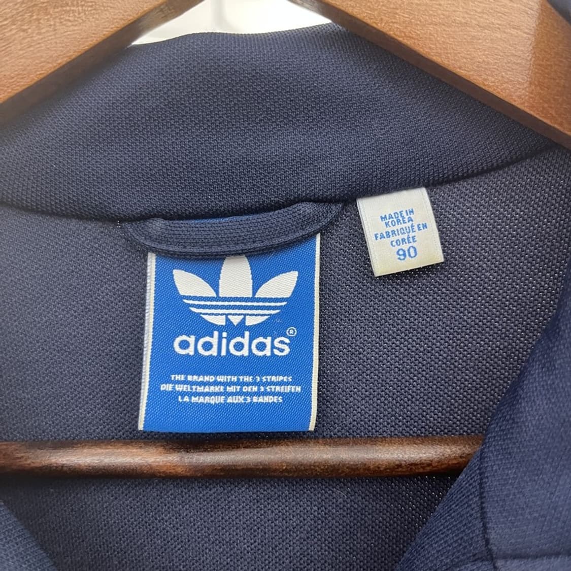 아디다스 빈티지 레트로 유로파 슬림핏 져지 집업 90 C10252 상품이미지5