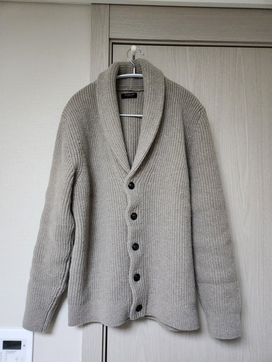 마시모두띠 울 숄칼라 가디건 상품이미지4