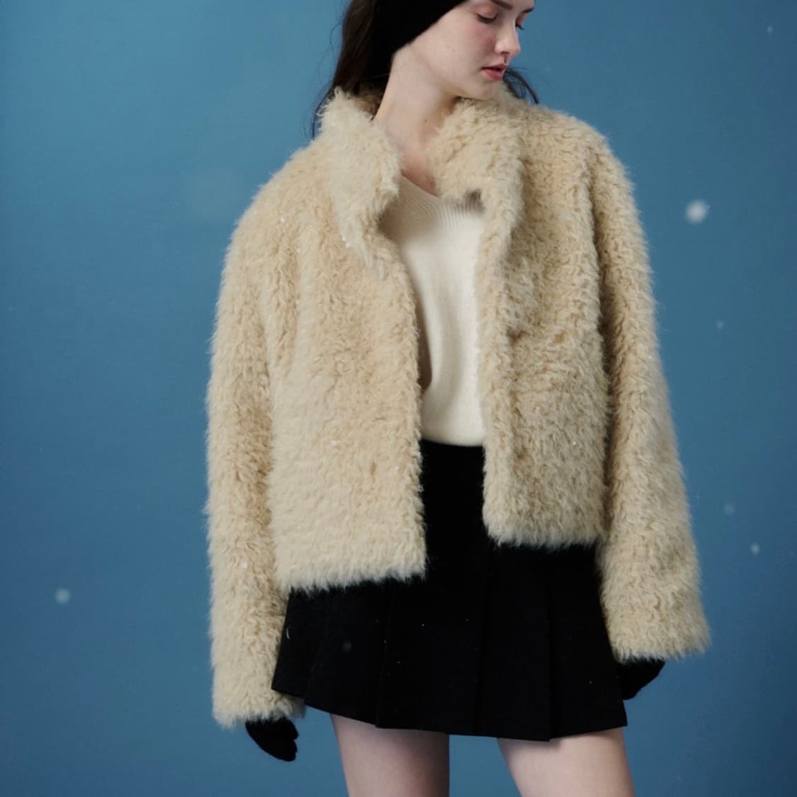 포레스트 레오 울 퍼자켓 (베이지) 상품이미지3