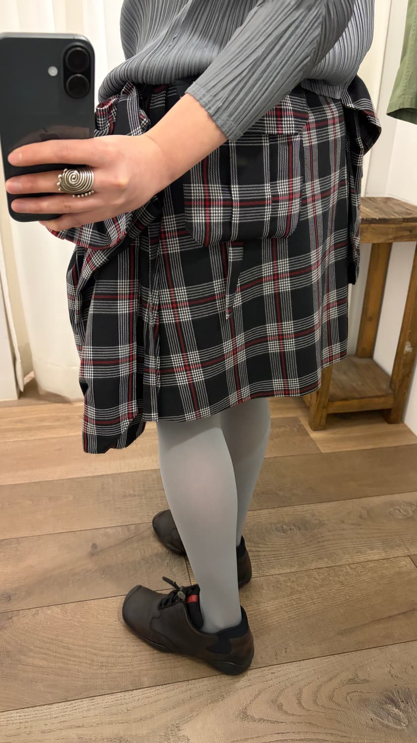 Pocket Transformed Detail Belt Skirt 상품이미지10