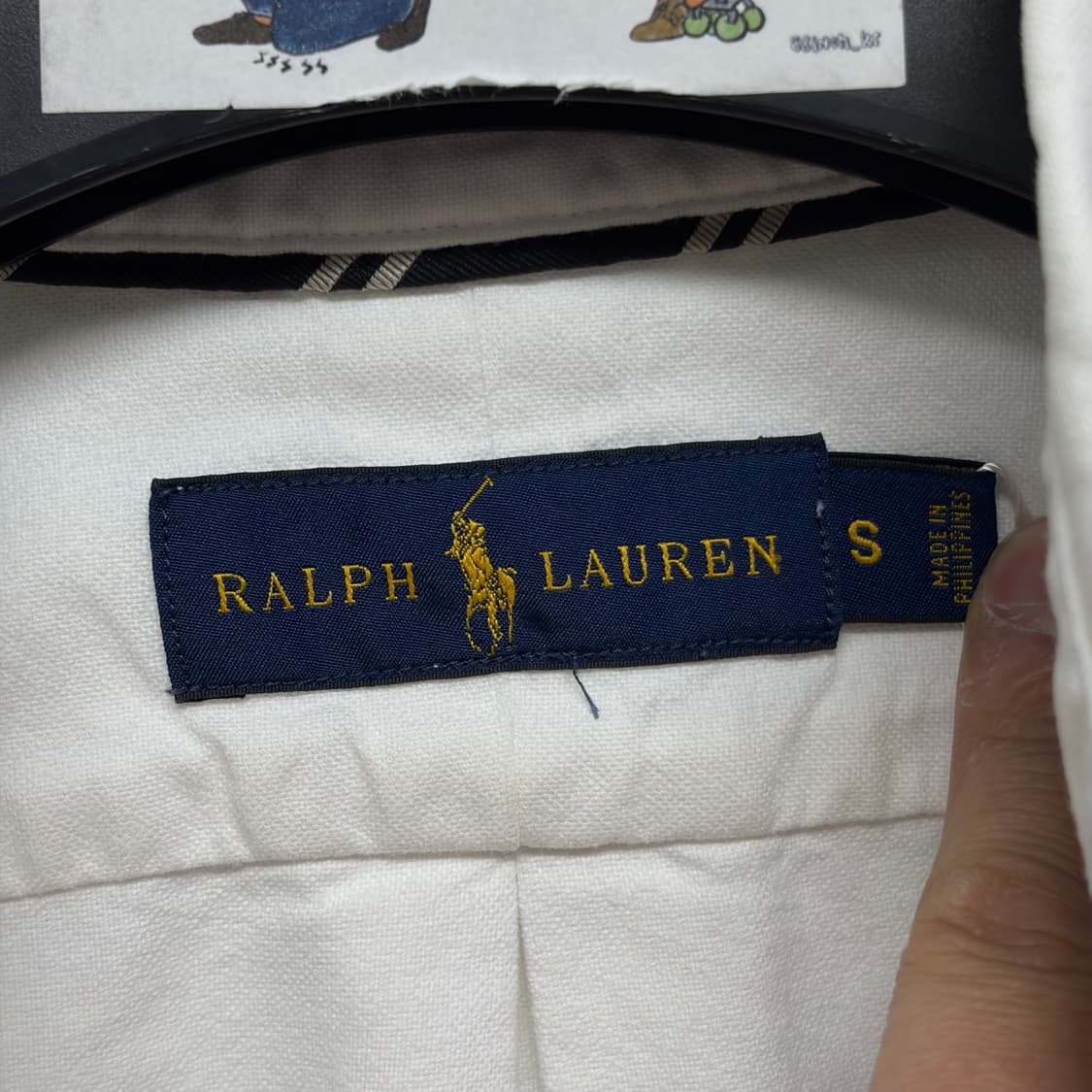 폴로 랄프로렌 와펜 화이트셔츠 상품이미지7