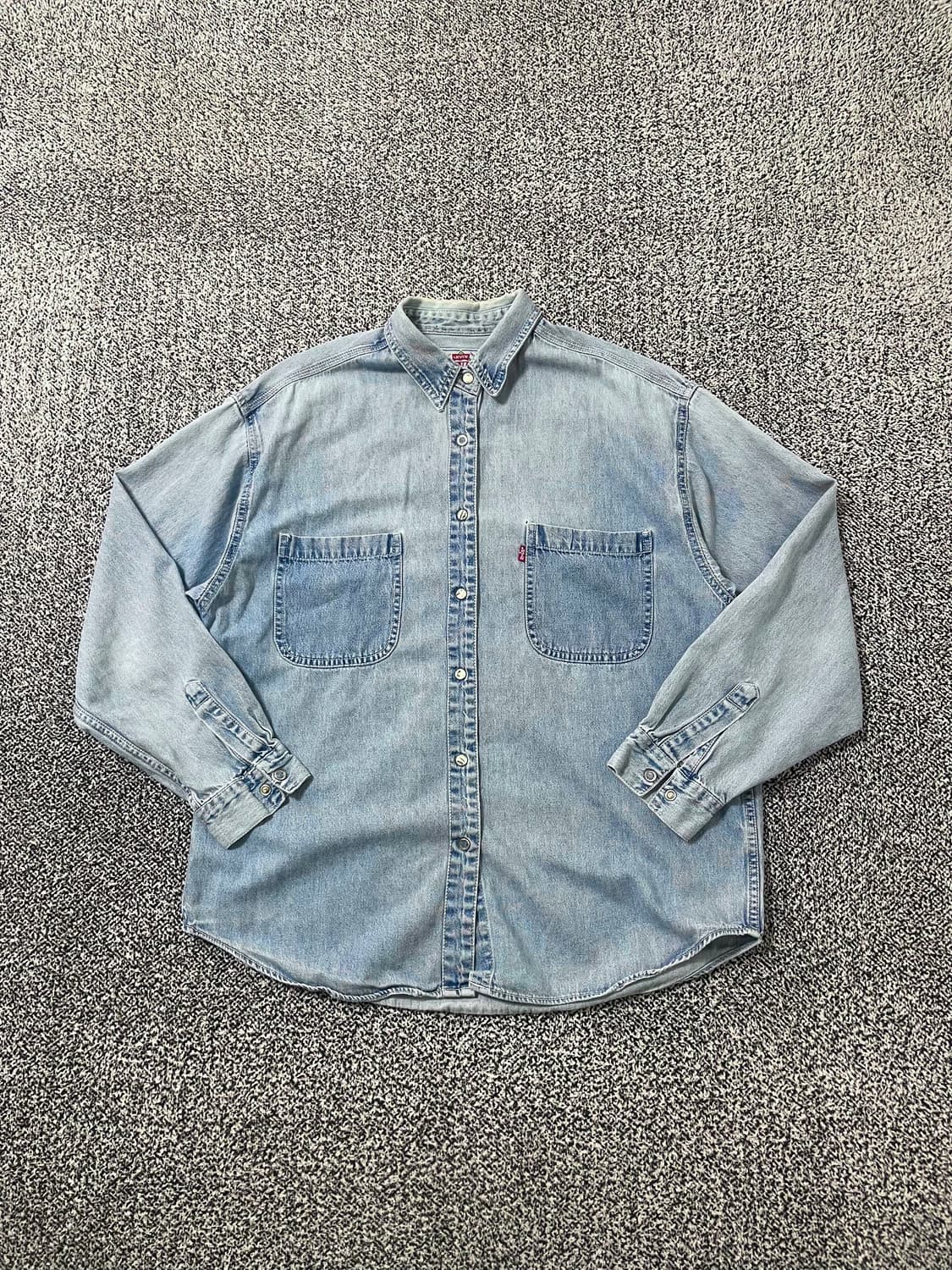 빈티지9. 리바이스 올드스쿨 청 자켓 데님 남방 셔츠 상품이미지1