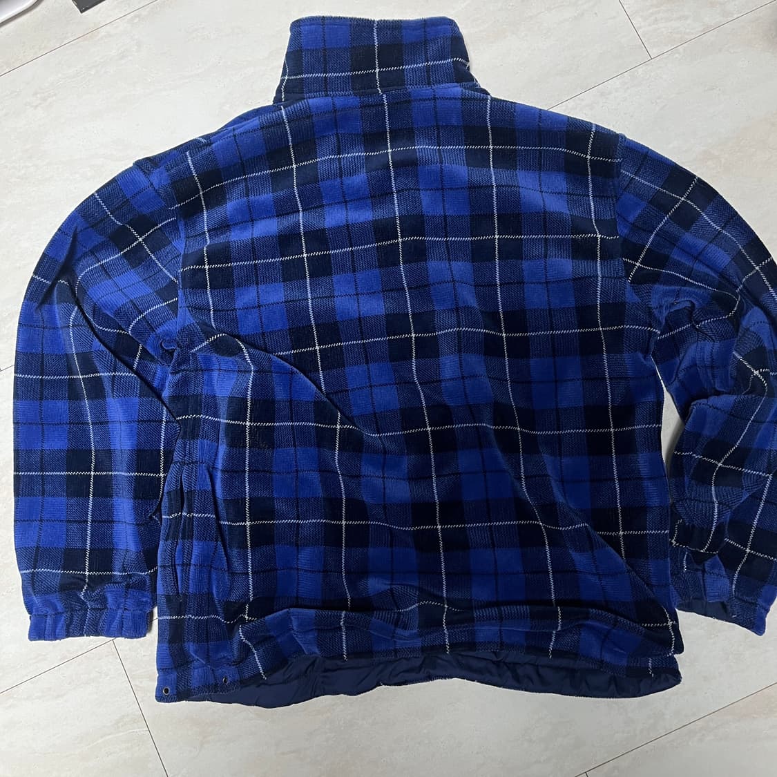 90s POLO 폴로 골프 양면 후리스 아노락 하프집업 S (사이즈감L) 상품이미지3