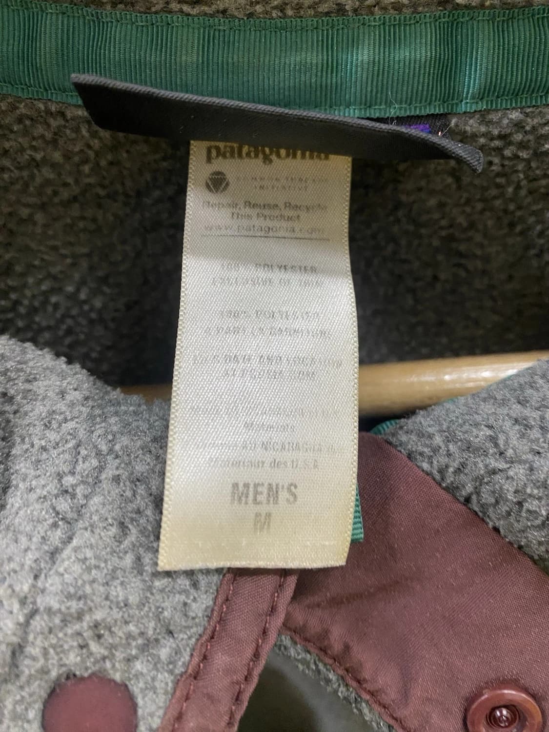 12FW 파타고니아 신칠라 스냅-T 딥올리브 / 브라운 포켓 상품이미지3