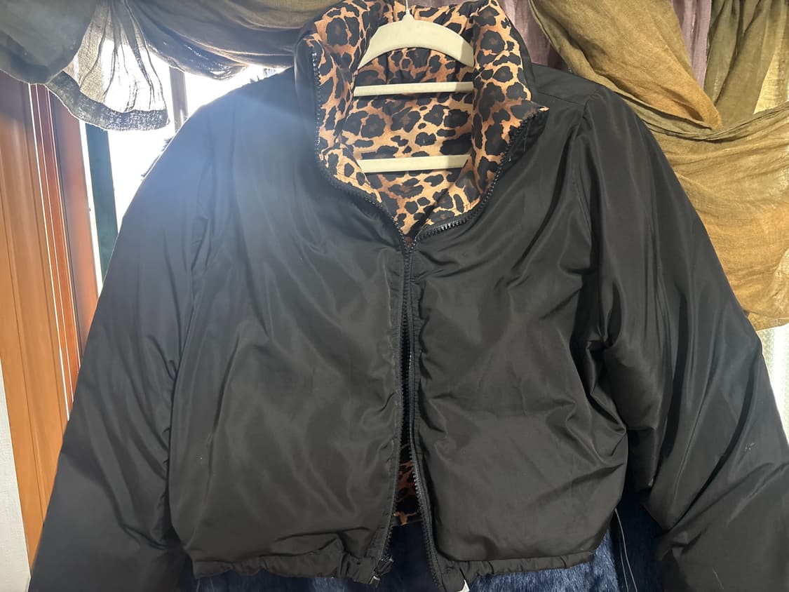 Toh 레오파드 양면 패딩 상품이미지2