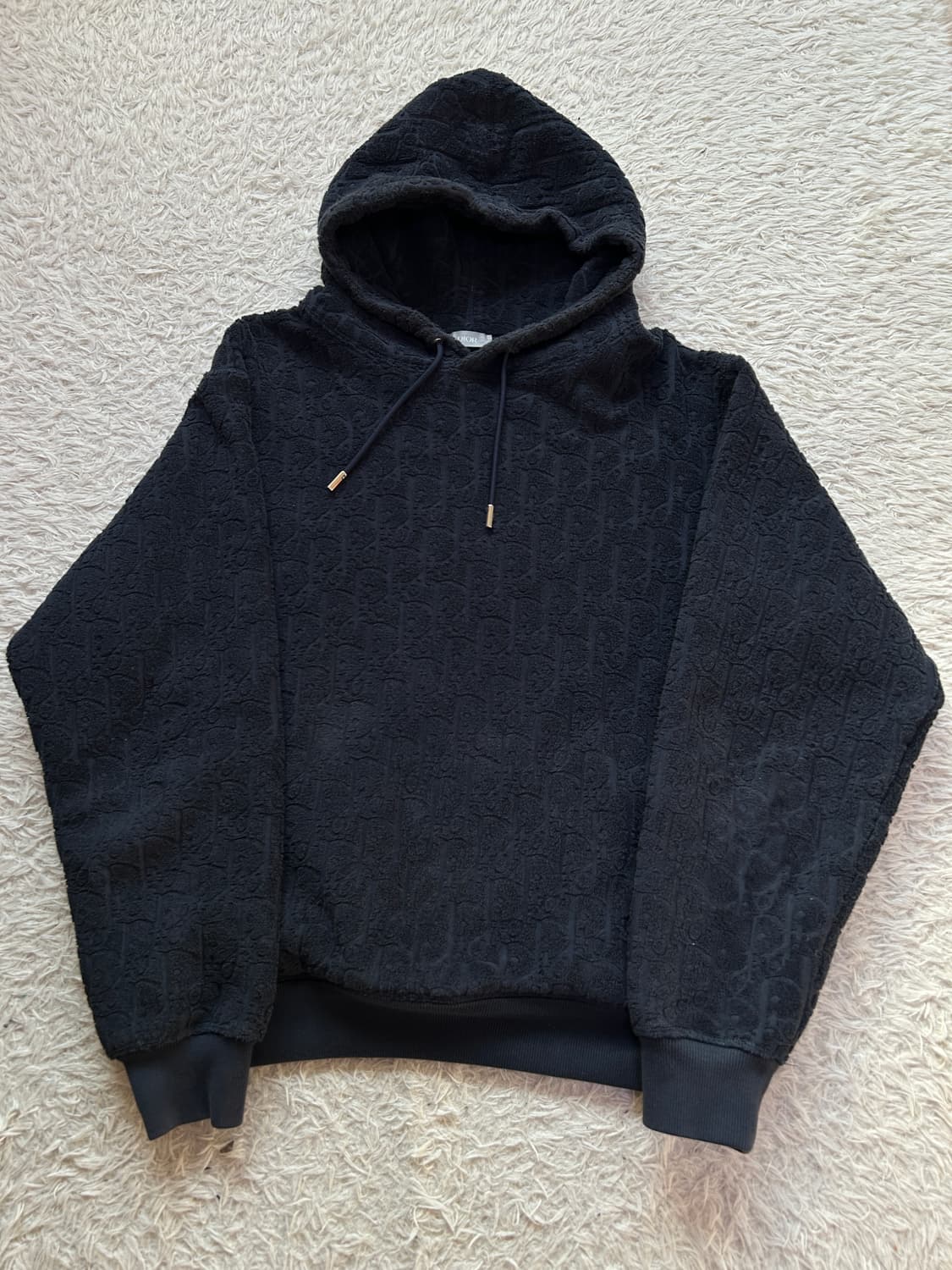 [새상품급, M] 디올 오블리크 테리 자카드 후드티 상품이미지1