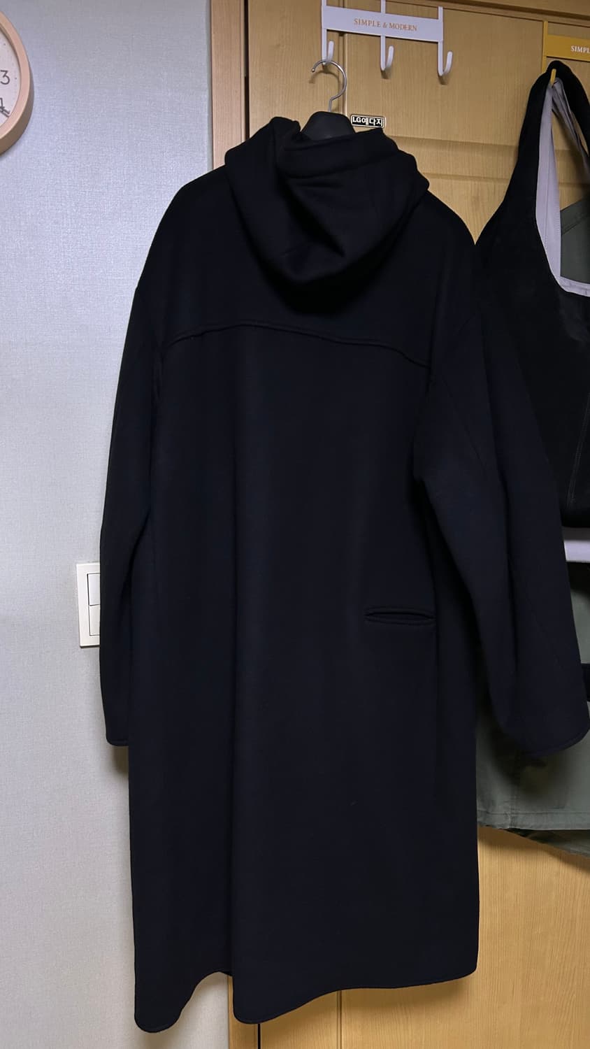 폴리테루 멜튼울 후디드코트 3 초판x 상품이미지2