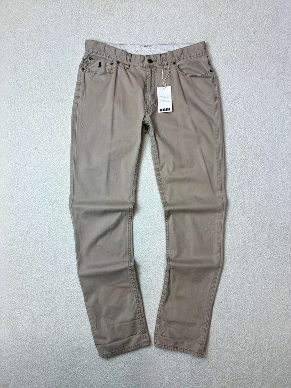 폴로 랄프로렌 가죽패치 스트레이트 치노 팬츠 PN6028 상품이미지1