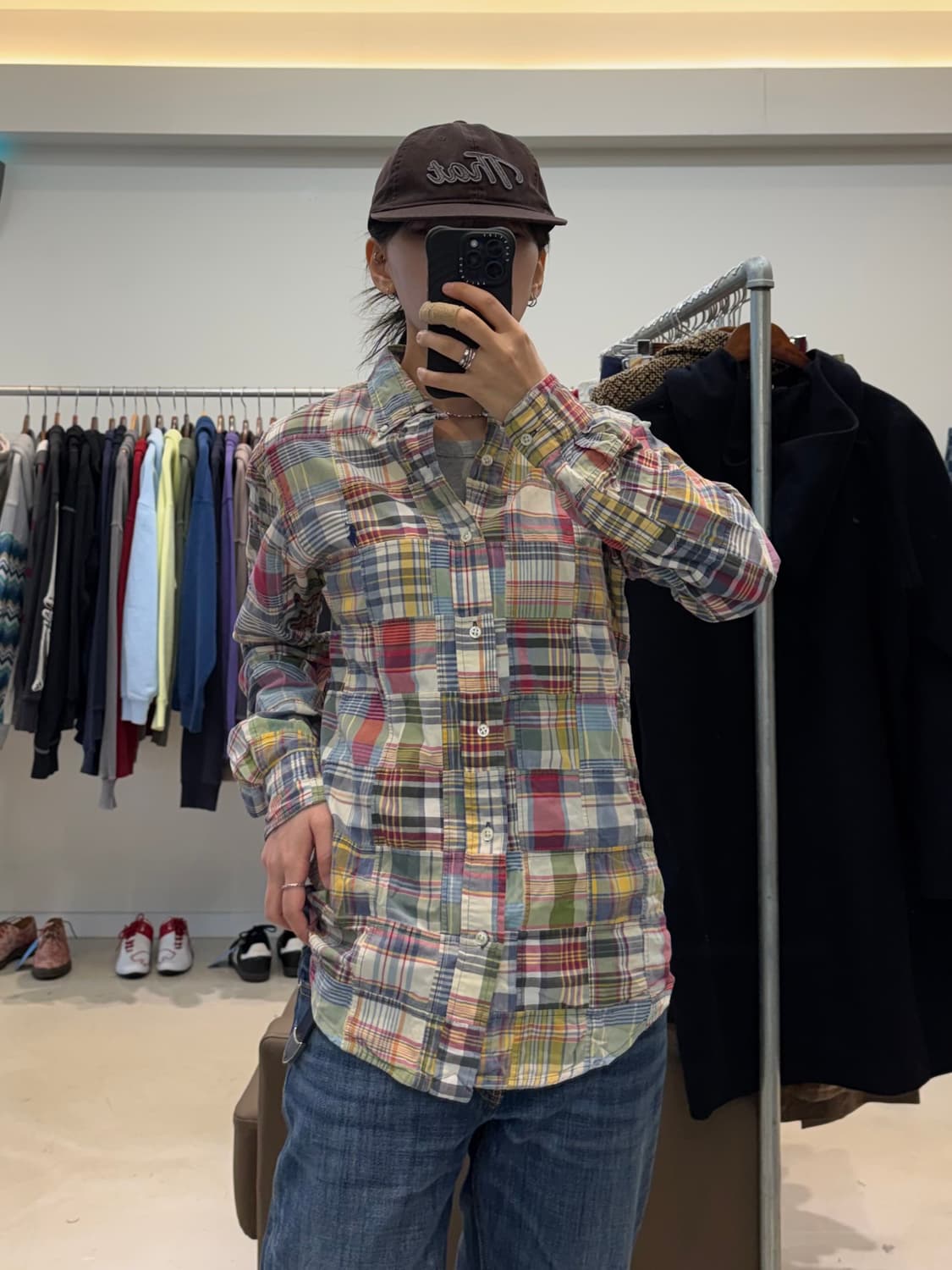 폴로 랄프로렌 마드라스 패치워크 셔츠 상품이미지5