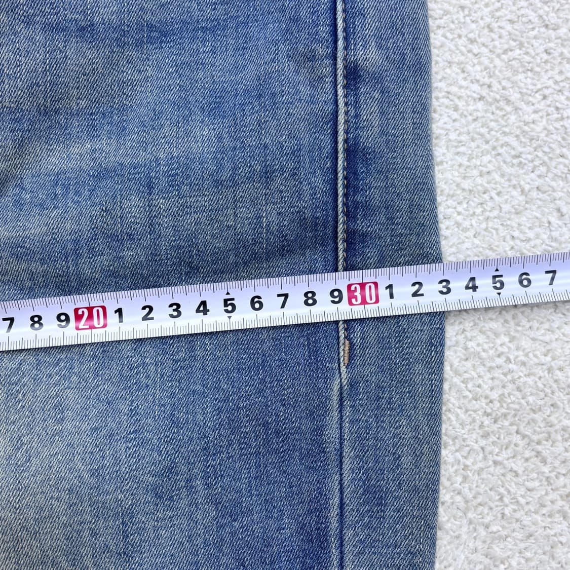34 무신사스탠다드 빈티지 데님 팬츠 0317E 상품이미지8