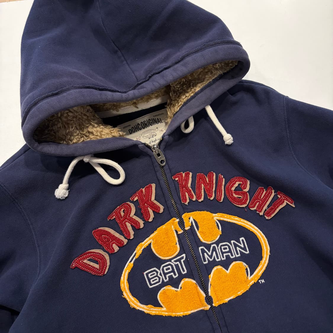 [XL] DOHC 다크나이트 배트맨 후드집업 네이비 D552 상품이미지3