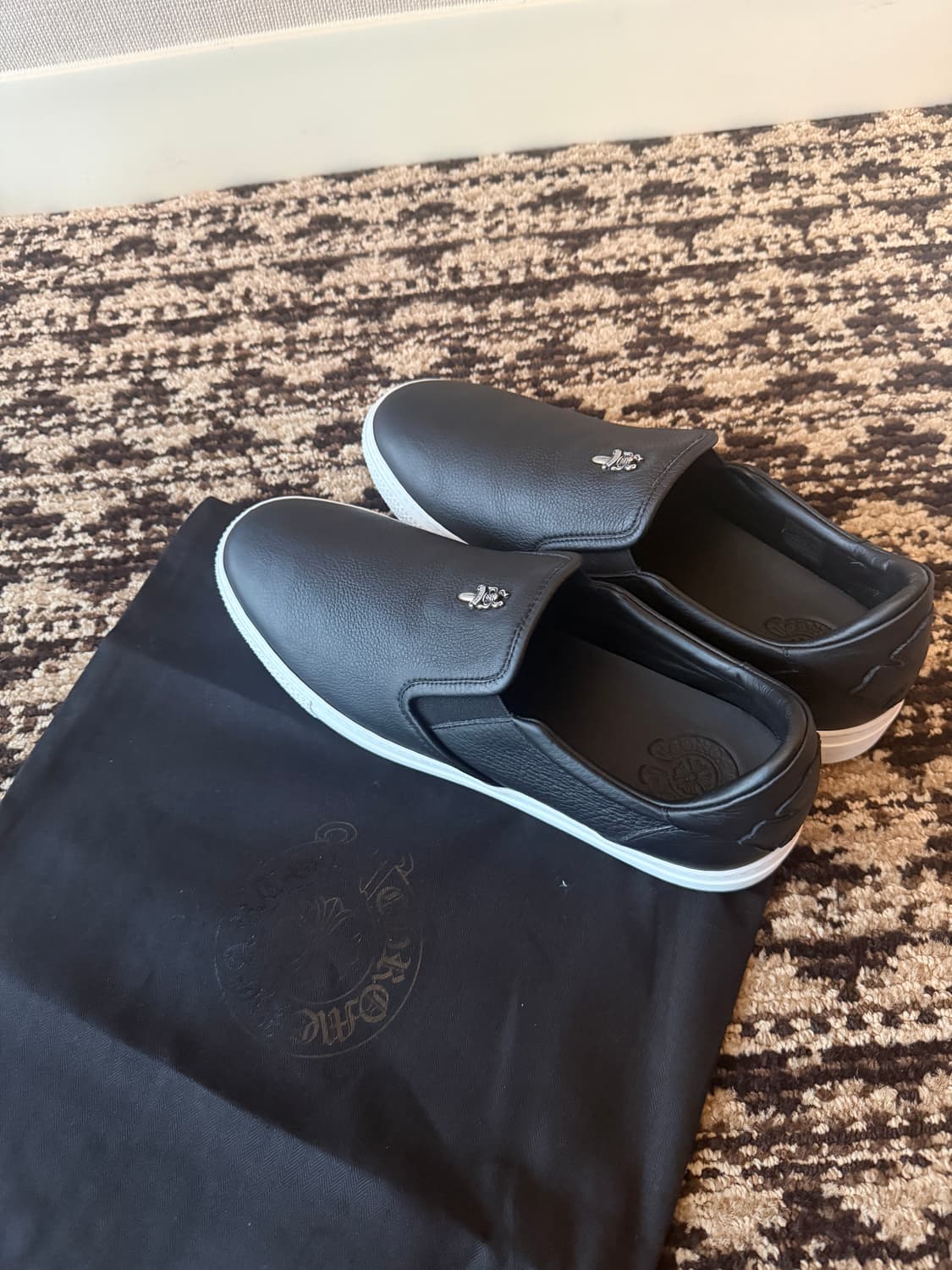 (45)크롬하츠 대거 슬립온 블랙 상품이미지3