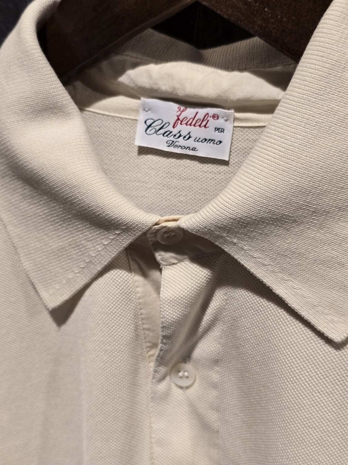 80s Fedeli Long Polo Shirt made in Italy 상품이미지2