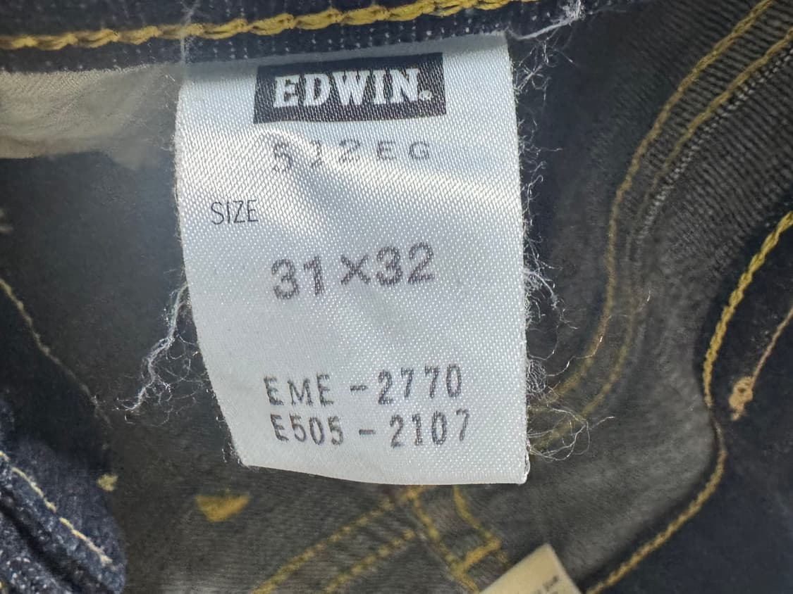 •MISS EDWIN 부츠컷 데님 팬츠 31X32 상품이미지6