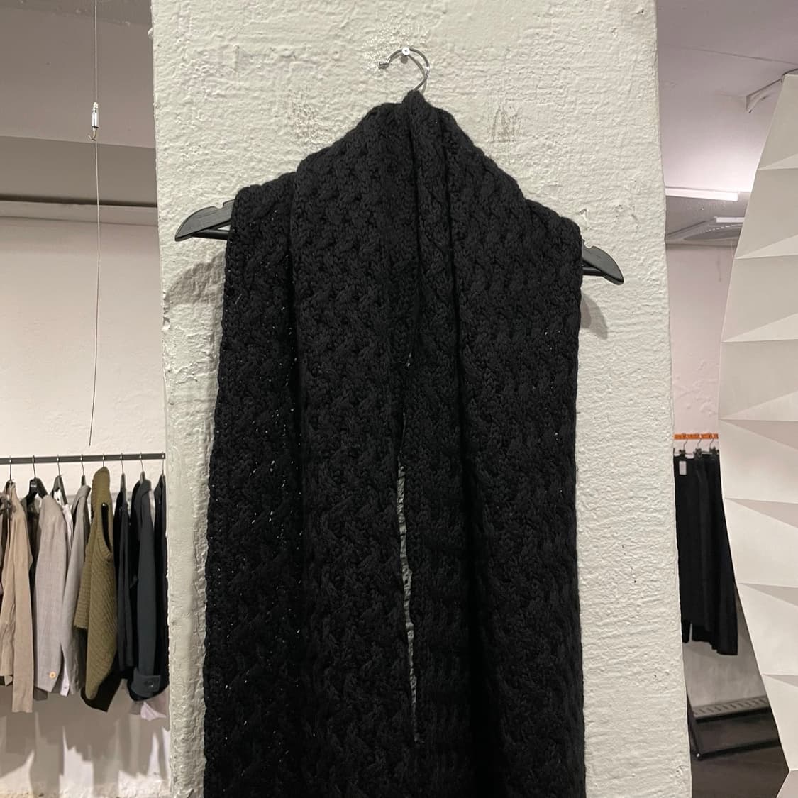 요지야마모토 오버사이즈 머플러 상품이미지2