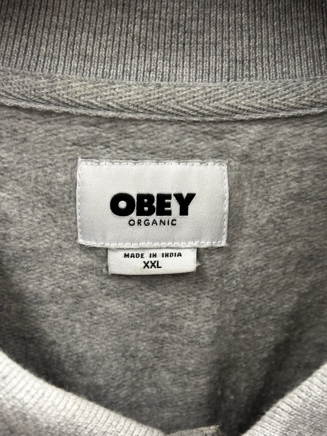 오베이 스트라이프 긴팔 카라티 그레이 2XL 상품이미지4