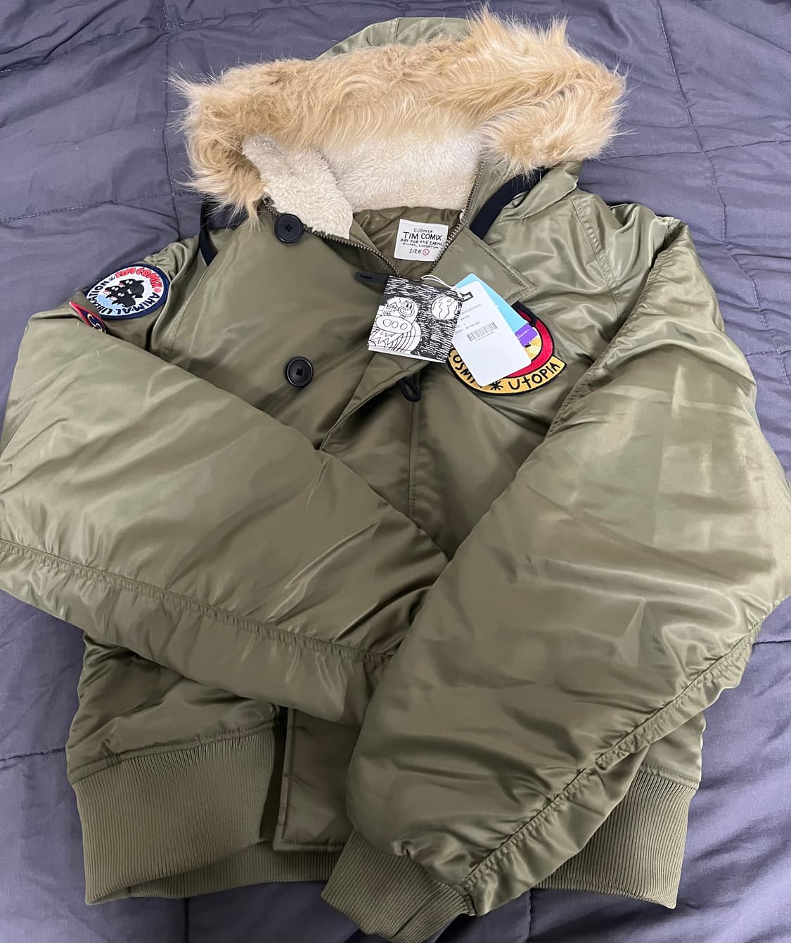 (새제품)팀코믹스점퍼 L사이즈 상품이미지1