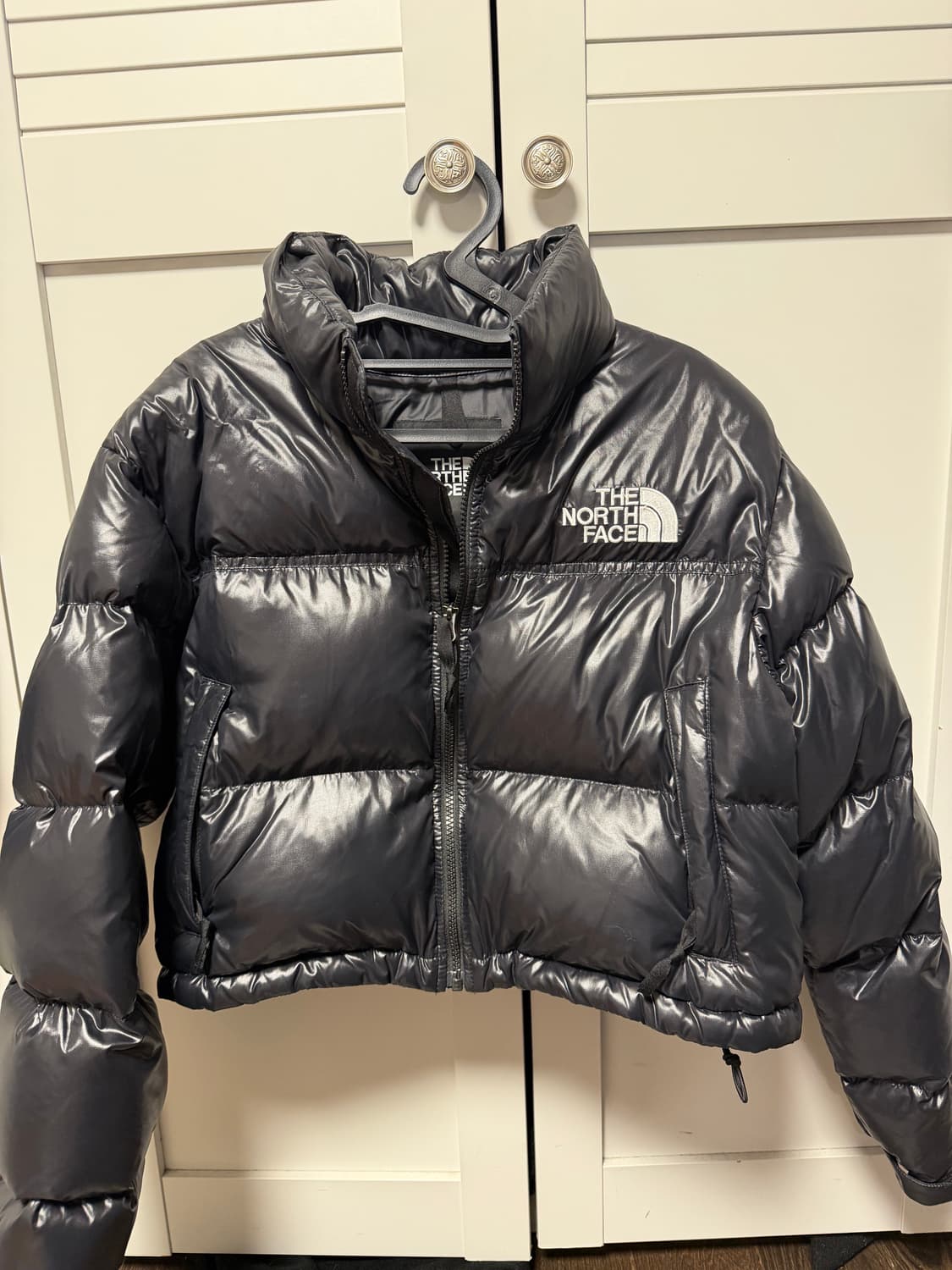 노스페이스 크롭 눕시 유광 해외판 상품이미지1