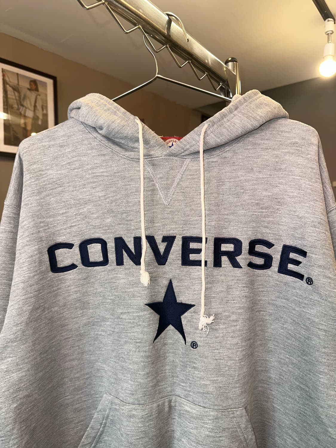 90‘s Converse big logo hood sweatshirt  상품이미지6