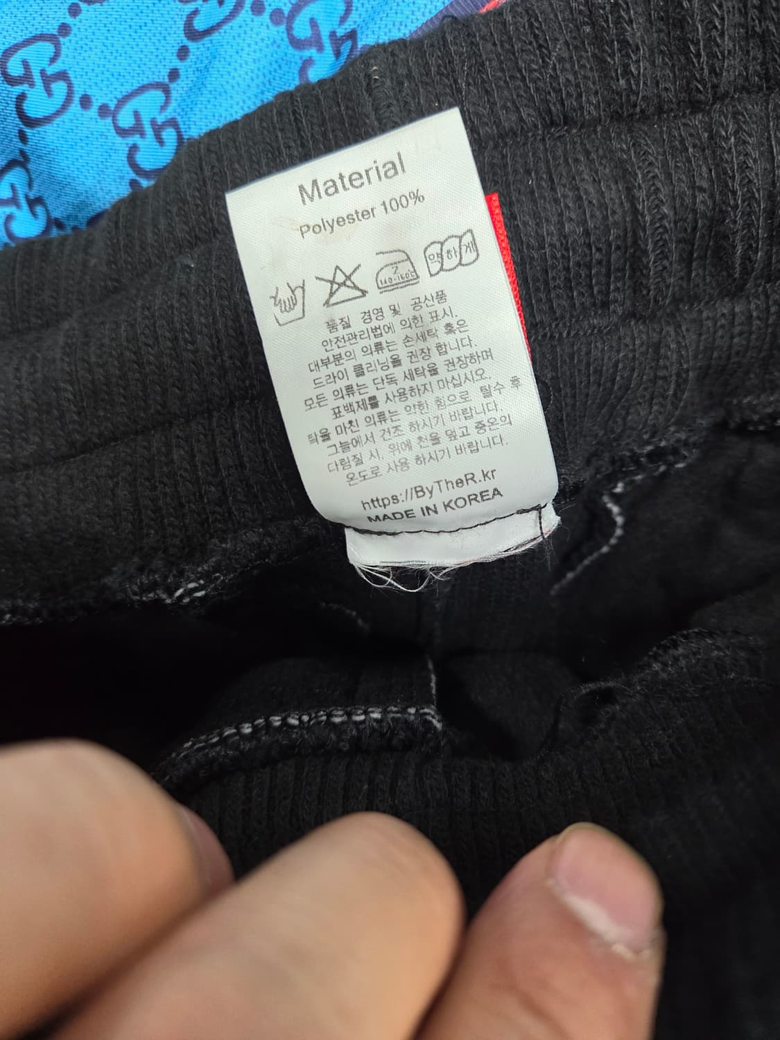 바이더알 퀄팅 골지 반바지 L xl 상품이미지4