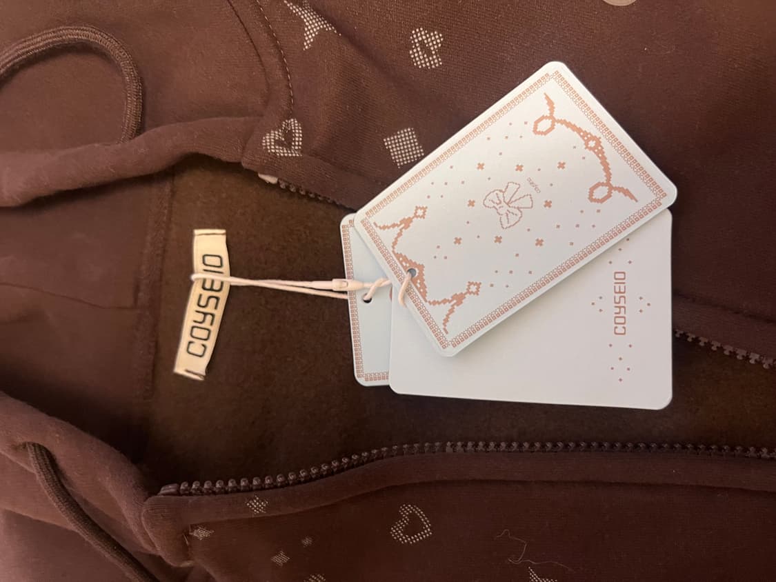 코이세이오 TWINKLE HOOD ZIP-UP DARK BROWN 상품이미지2