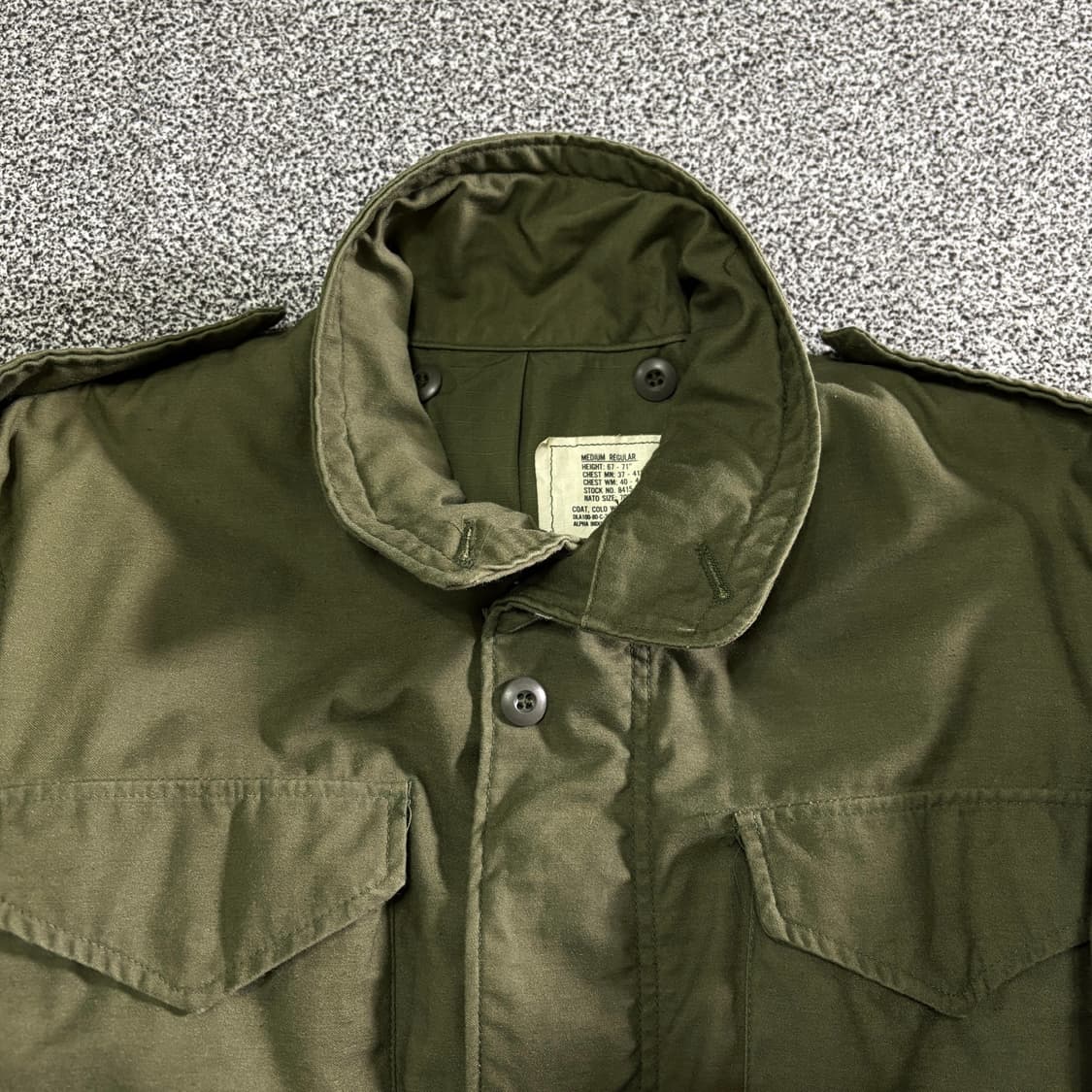 80s 오리지널 m65 필드자켓 M-R 민트급 상품이미지9