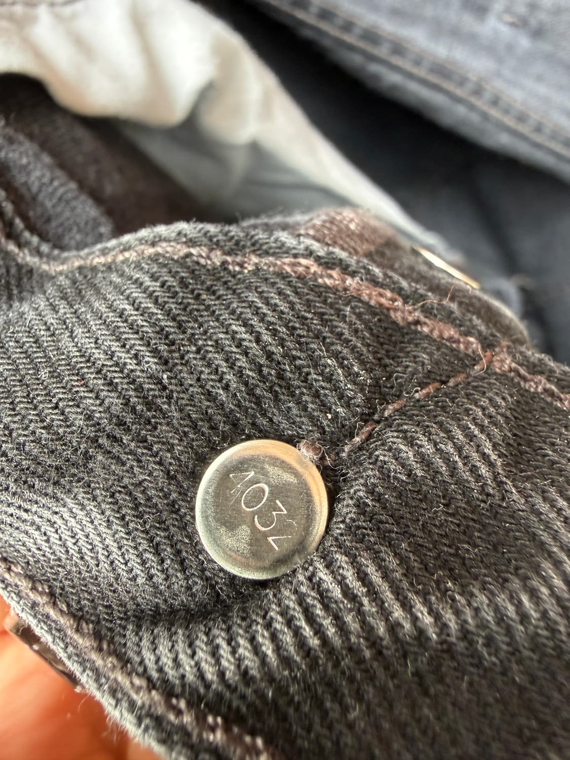 리바이스 501 흑청 38/32 버튼플라이 멕시코 상품이미지5