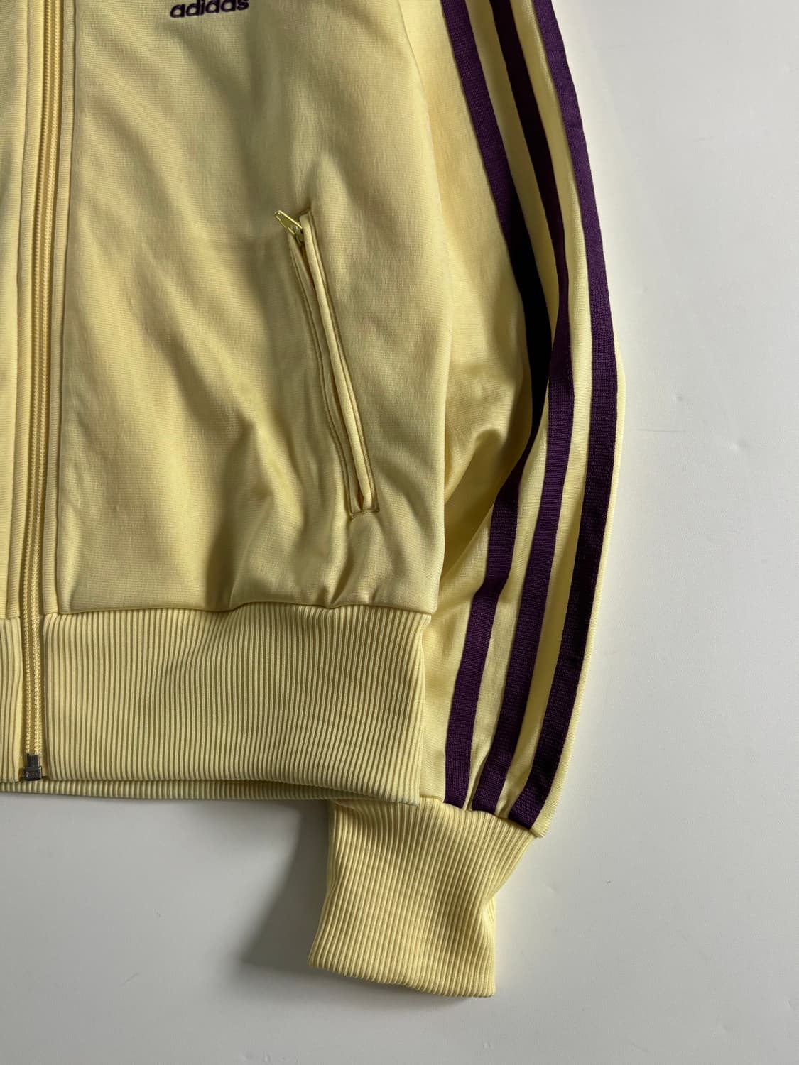 Adidas 아디다스 레몬 옐로우 퍼플 트랙탑 상품이미지5