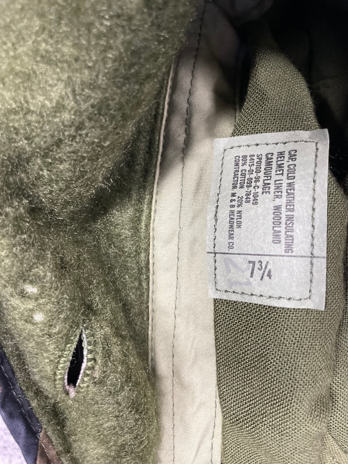 U.S ARMY  wood land 방한모 상품이미지6