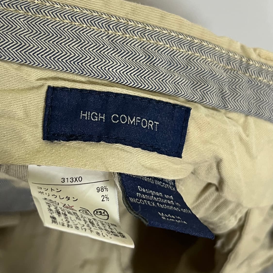 [INCOTEX] 인코텍스 하이컴포트 코튼 치노팬츠 상품이미지6