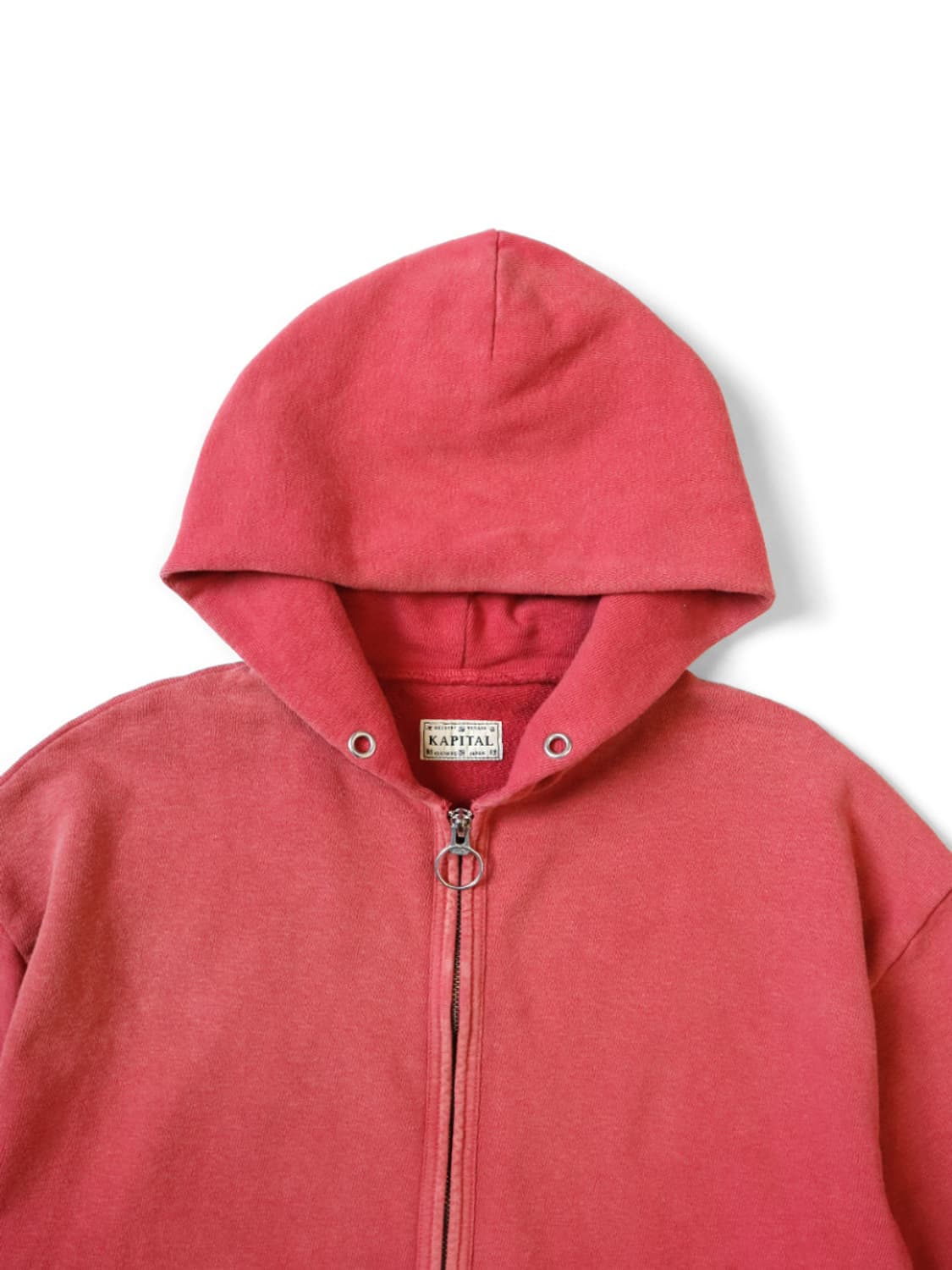[4]KAPITAL 캐피탈 후드집업 레드 상품이미지2