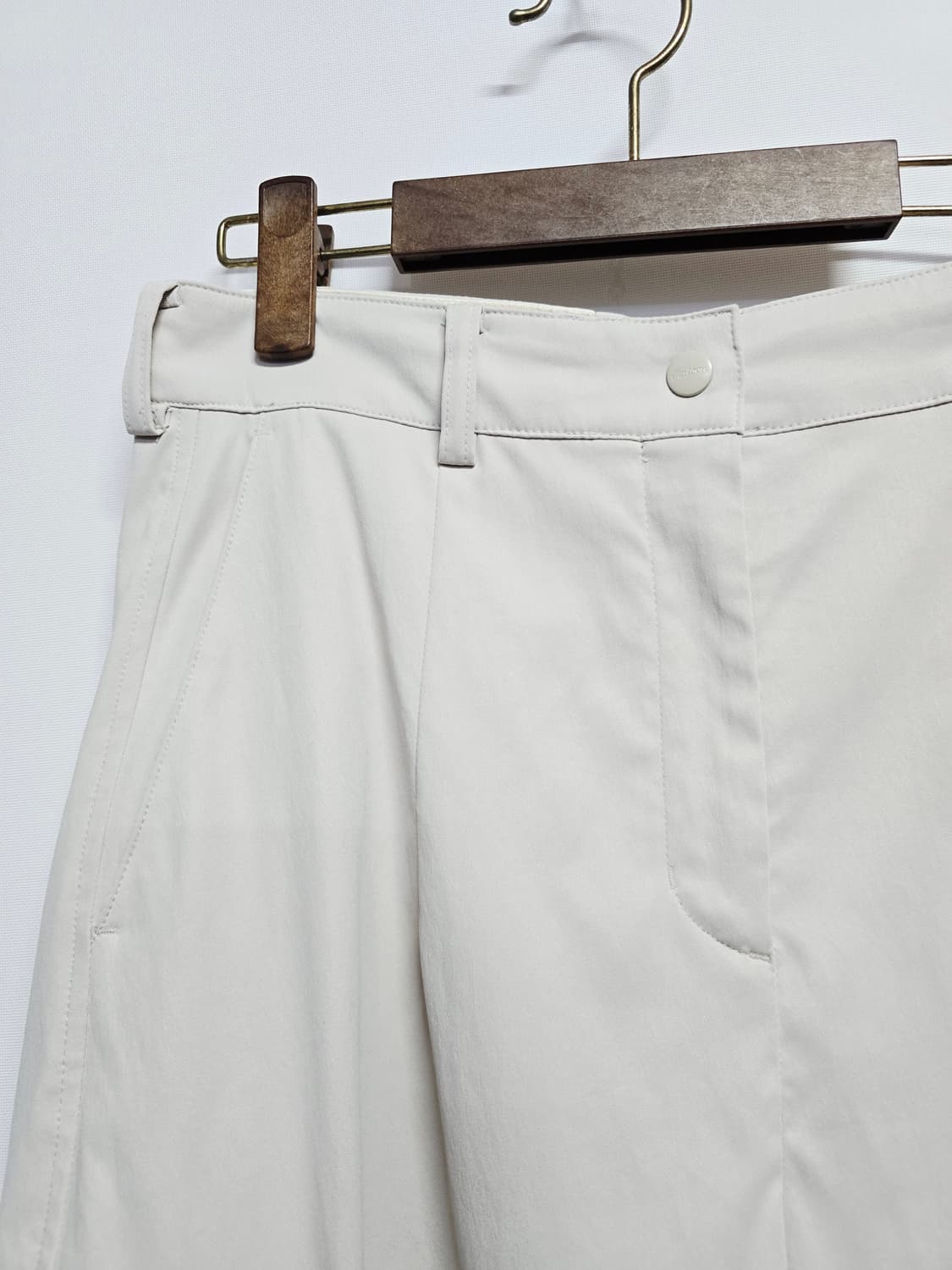 말본 아이보리 카고 조거팬츠 여성 바지 상품이미지2