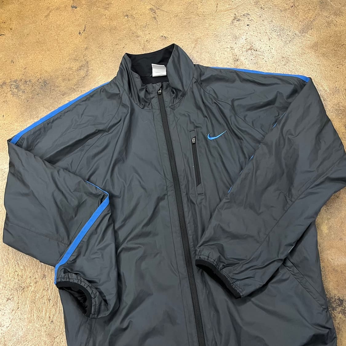 [정품/XXL] 나이키 바람막이 블랙 블루 b17 상품이미지1