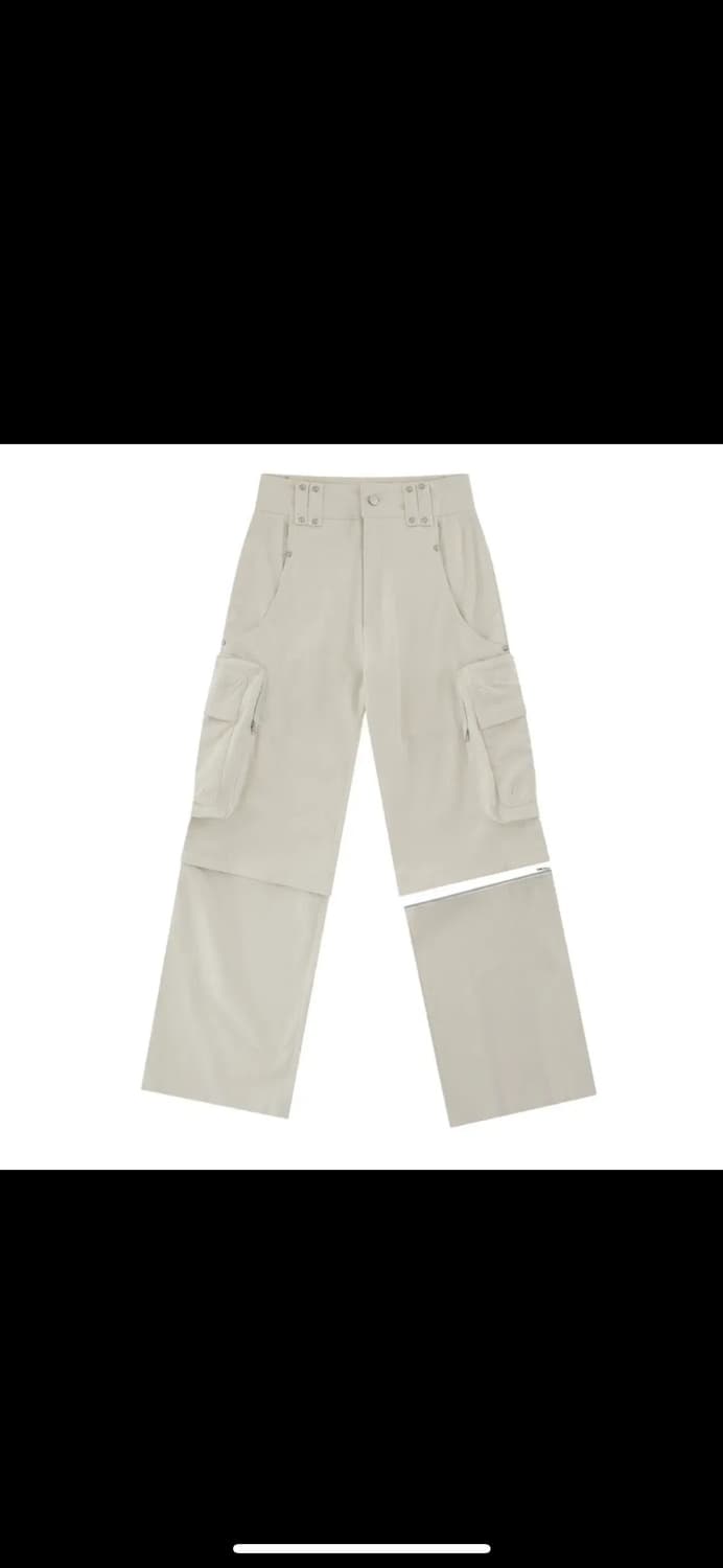 카시코 Detachable Cargo Pants 아이보리 카고 팬츠 상품이미지3