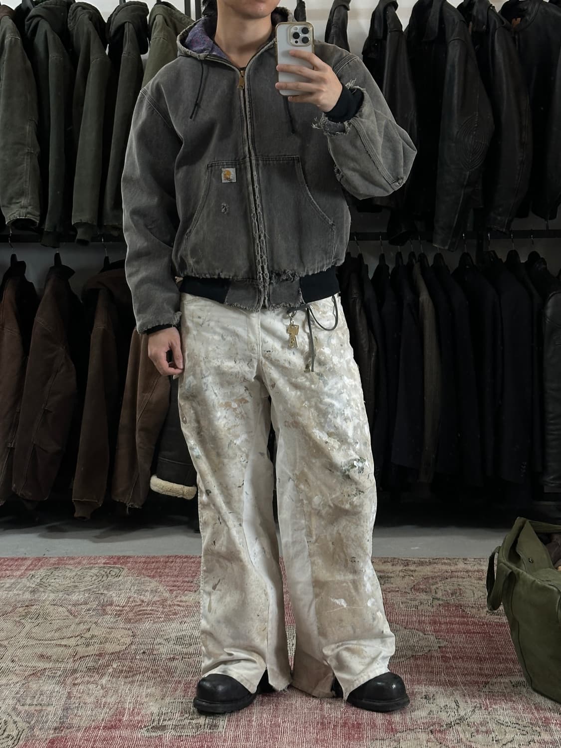 90's OG USA Made 칼하트 JB6865 액티브 자켓 상품이미지2