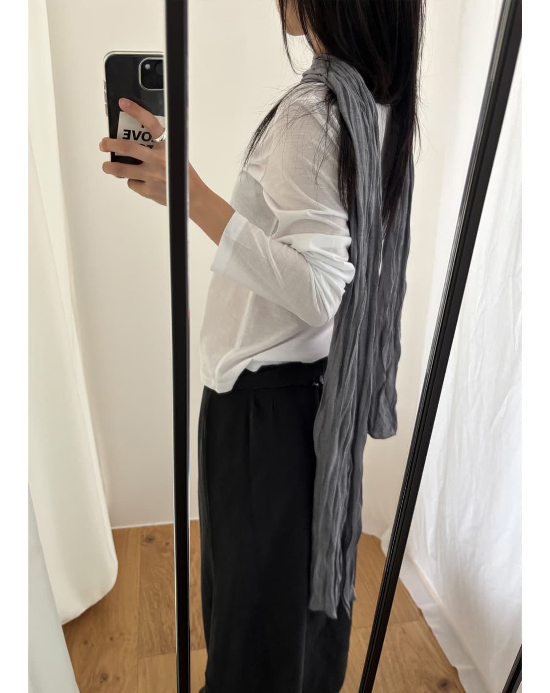 브리즈 아카아브 루츠 스카프 라이트그레이 상품이미지1