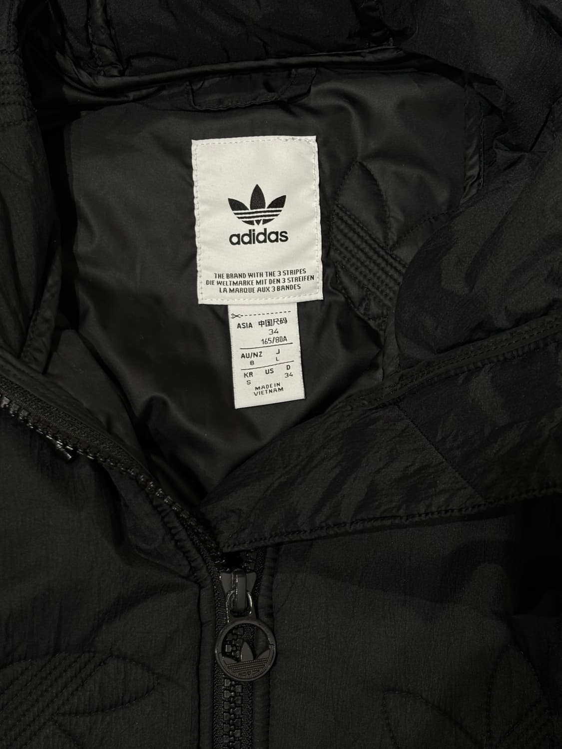 아디다스 모노그램 투웨이 롱 퀄팅자켓 상품이미지6