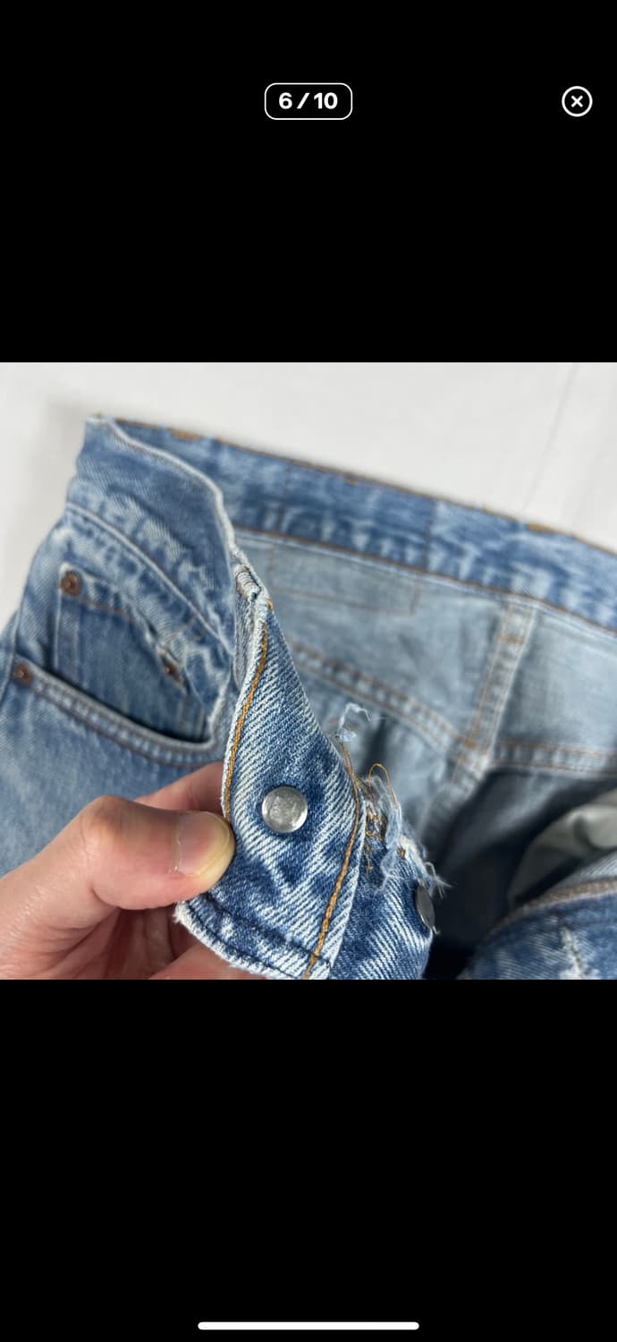 80's 리바이스 levis 501 데님팬츠 청바지 상품이미지4