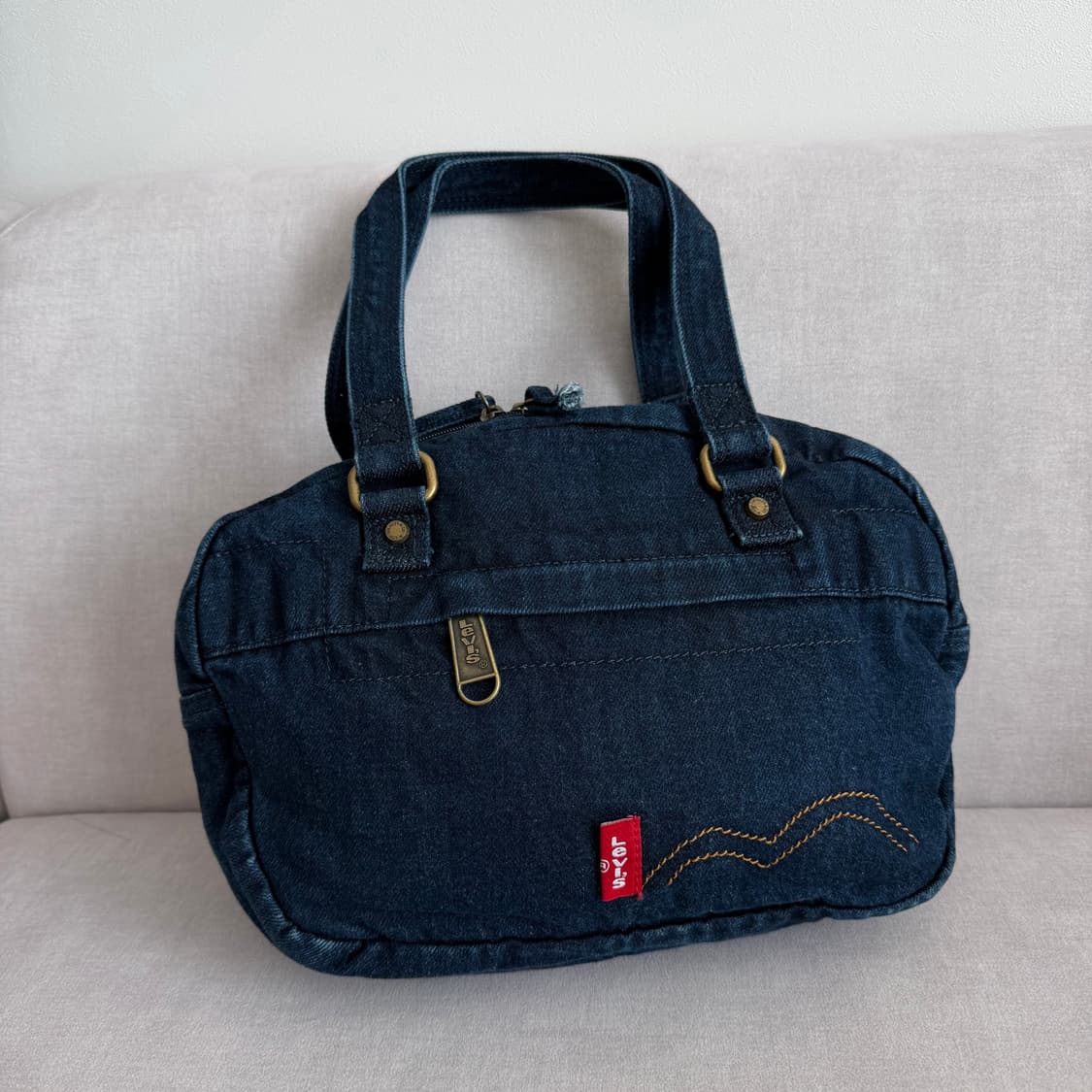 새상품)리바이스 아이코닉 데님 토트백 상품이미지5