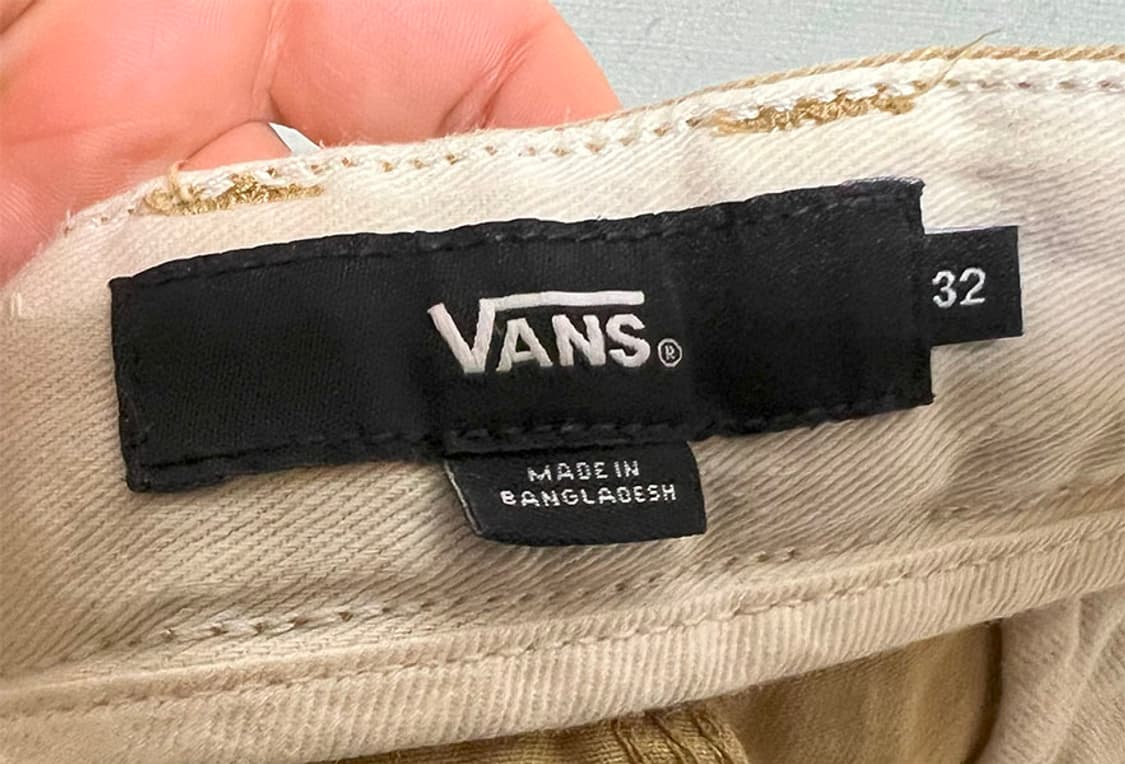 VANS 반스 어센틱 조거팬츠 남자 면바지 여름 솔리드 캐주얼 L 32 상품이미지5