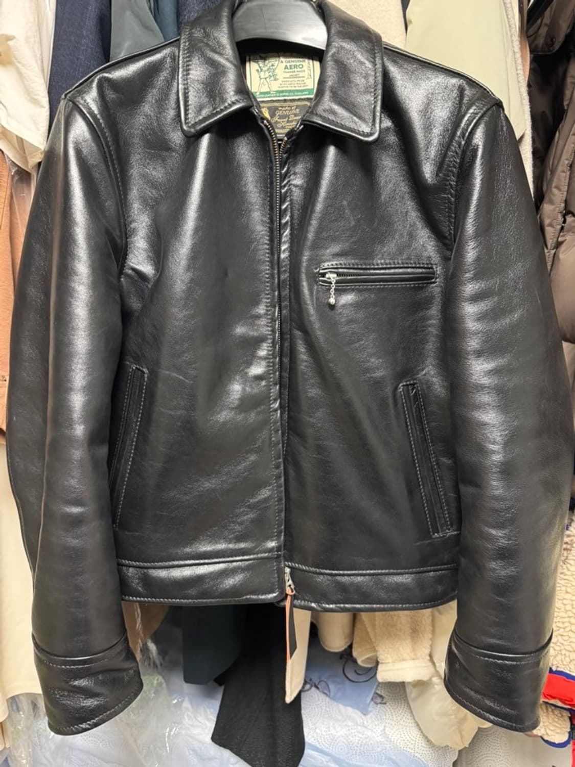 에어로레더 하이웨이맨 38 블랙  상품이미지1