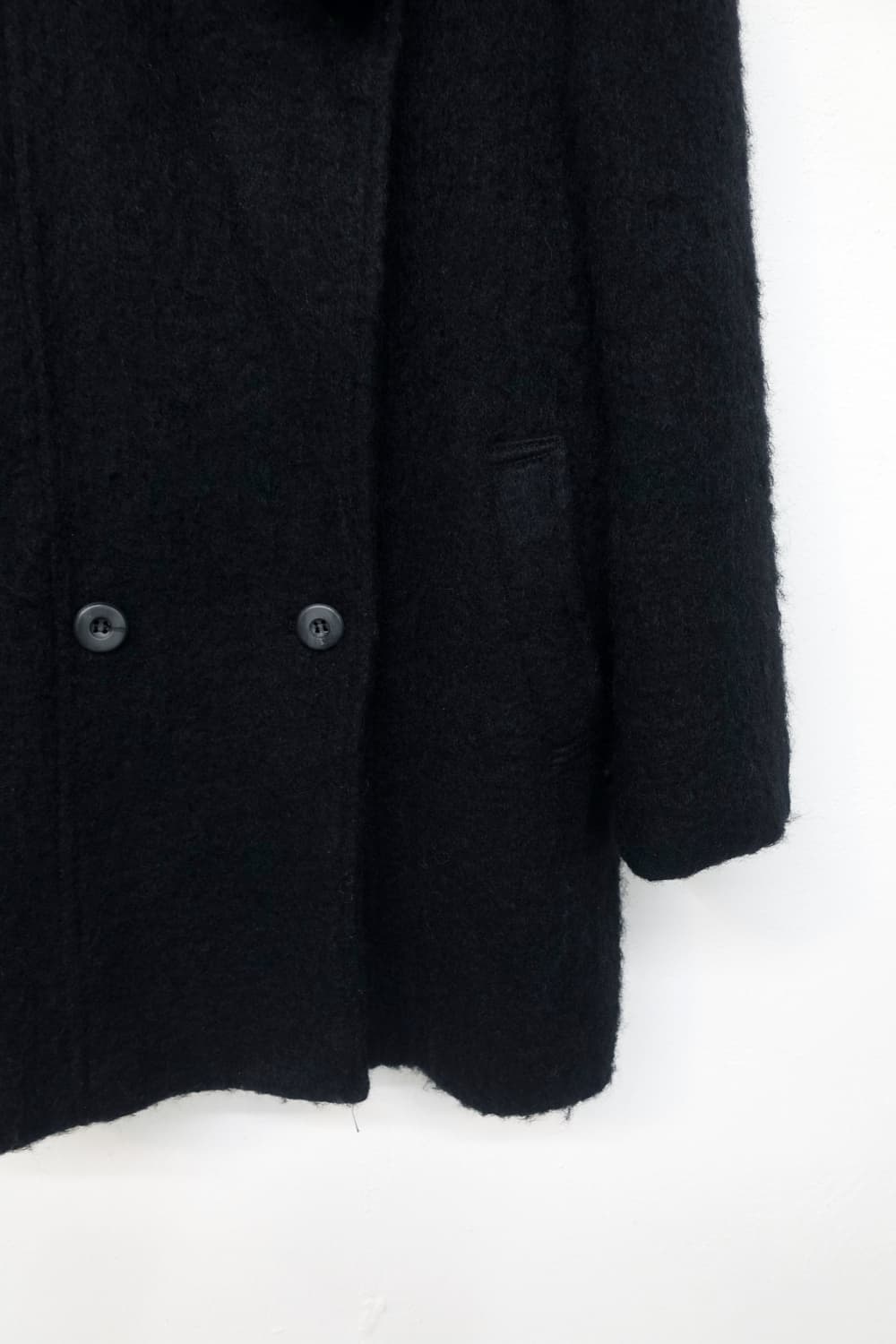 90's SEGGETTO 모헤어 울 코트 상품이미지7