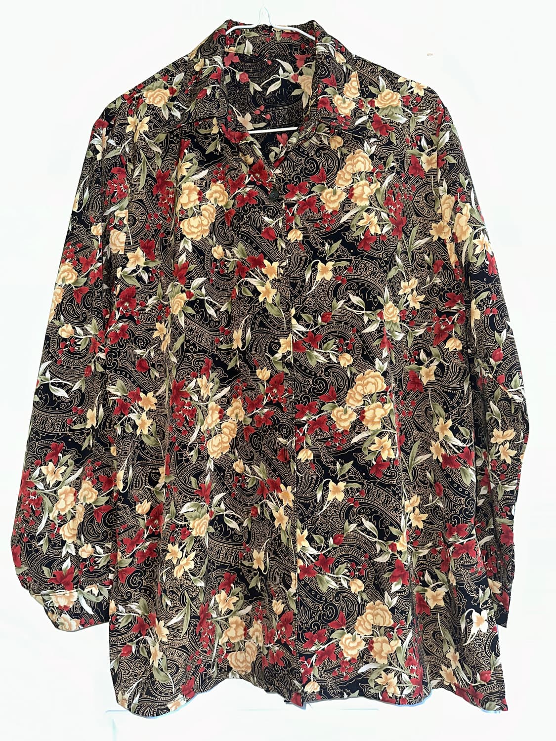 야쿠자 오리엔탈 빈티지 블라우스 상품이미지1