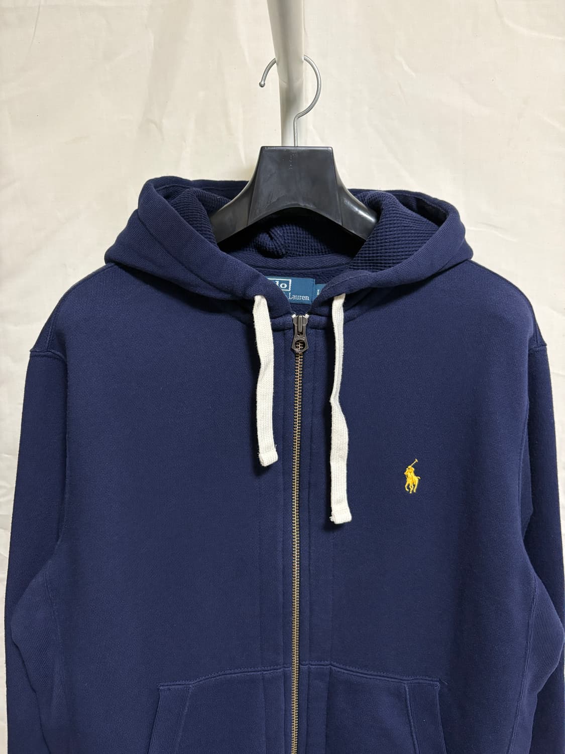 폴로 랄프로렌 코튼 기모 후드집업 / 네이비, L 상품이미지2