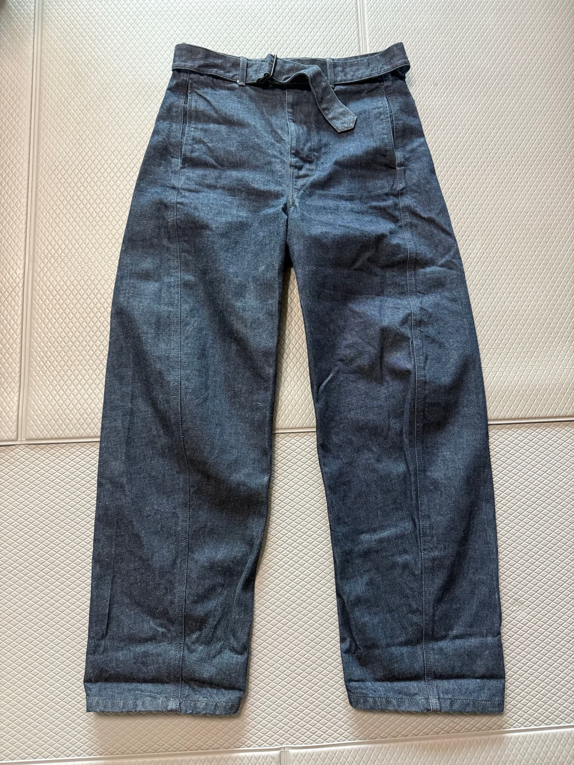 (S) 30 르메르 재패니즈 중청 트위스티드 벨티드 팬츠 데님 상품이미지1